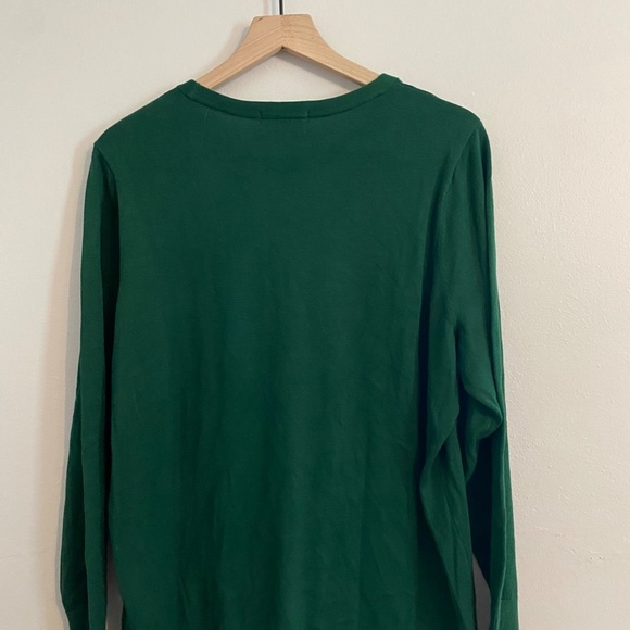 Land's End Christmas Holiday Wreath Sweater 1XL 16W-18W - Picture 5 of 5